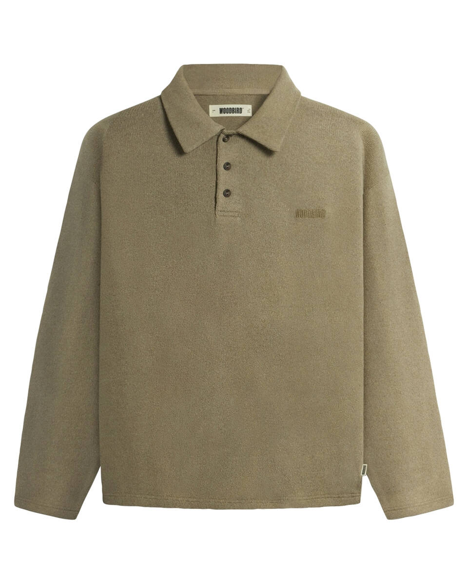 Woodbird Polo lange mouw 2536-415