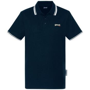 Schott Polo Shirt Korte Mouw  -