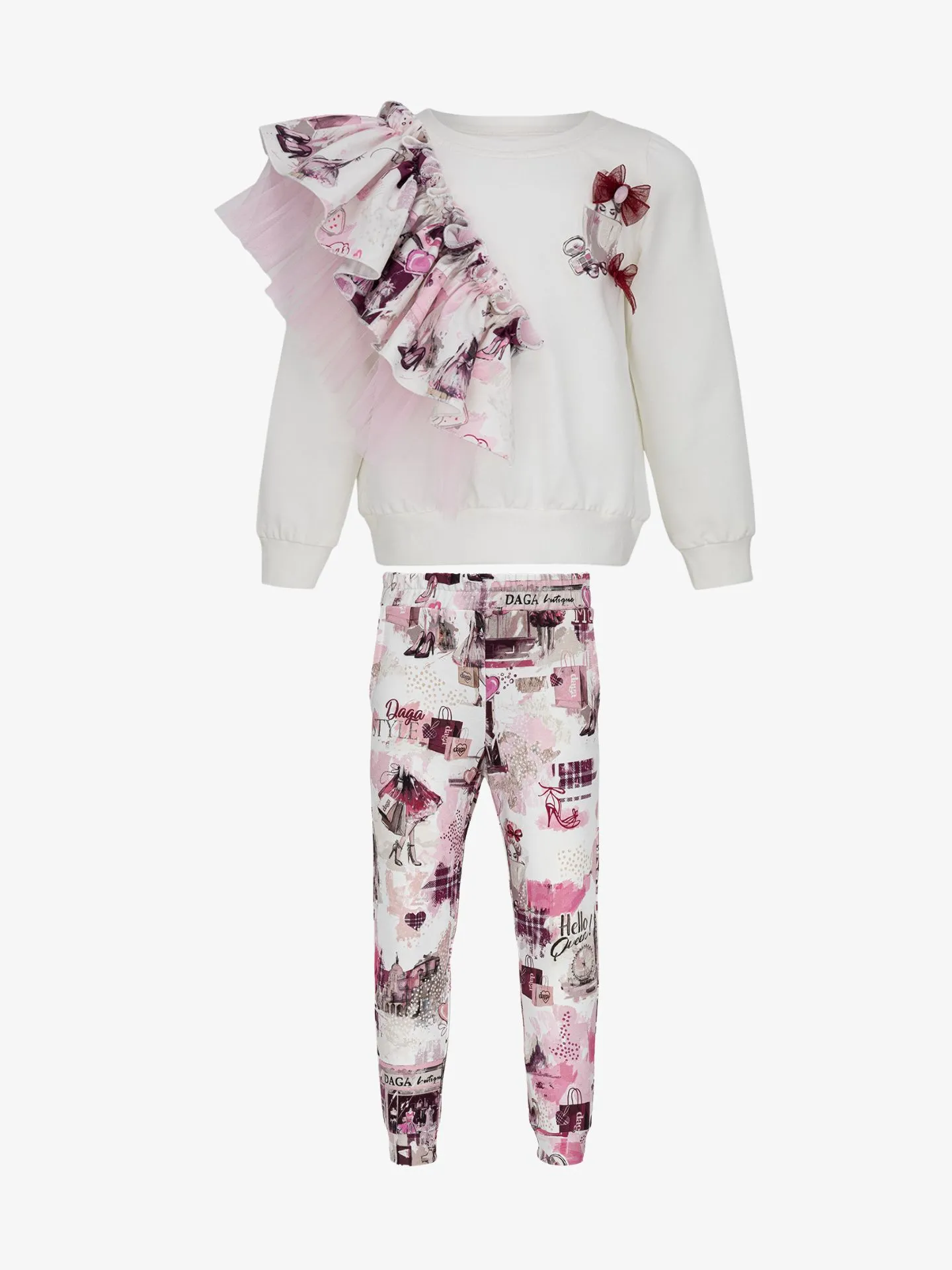 Daga Meisjes joggingpak fashion street