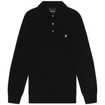 Lyle & Scott Trui Lyle & Scott KN2113V COTTON MERINOS POLO-Z865 JET BLACK