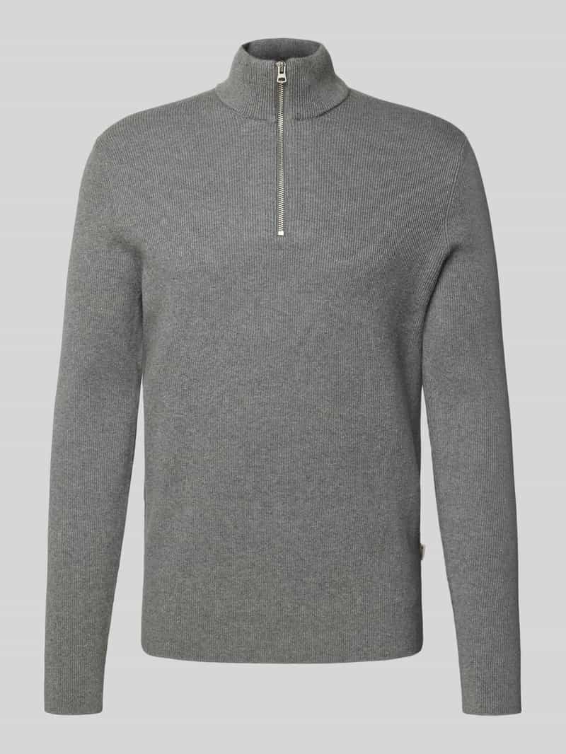 ONLY & SONS Gebreide trui ONSPHIL REG 12 STRUC HALF ZIP KNIT NOOS