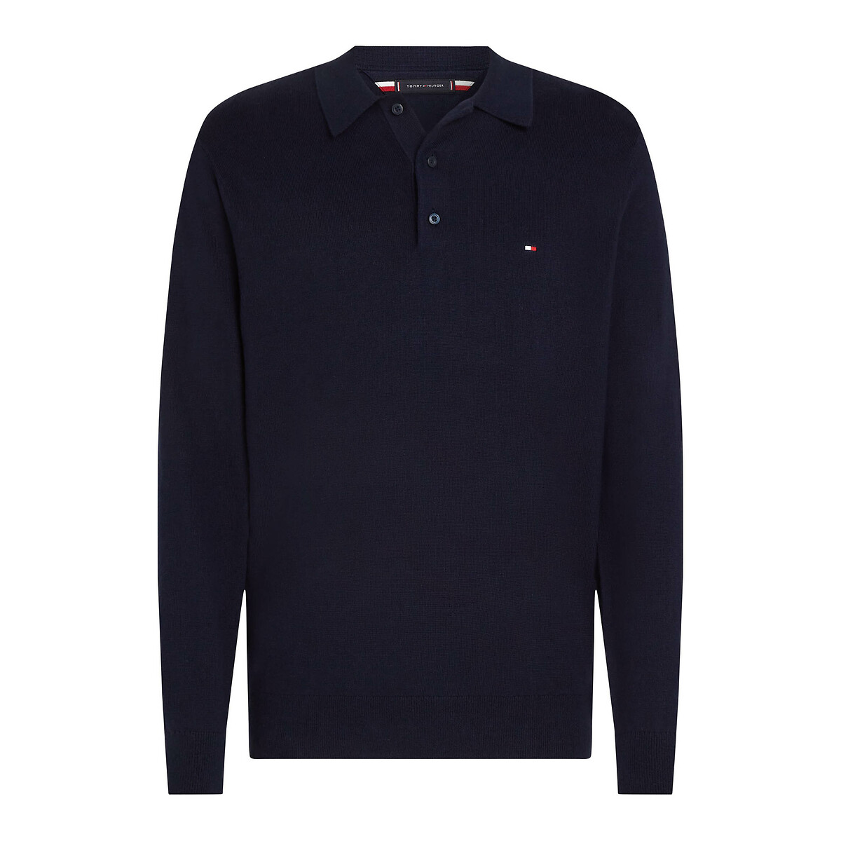 Tommy Hilfiger Trui met polokraag PIMA ORG CTN CASHMERE LS POLO
