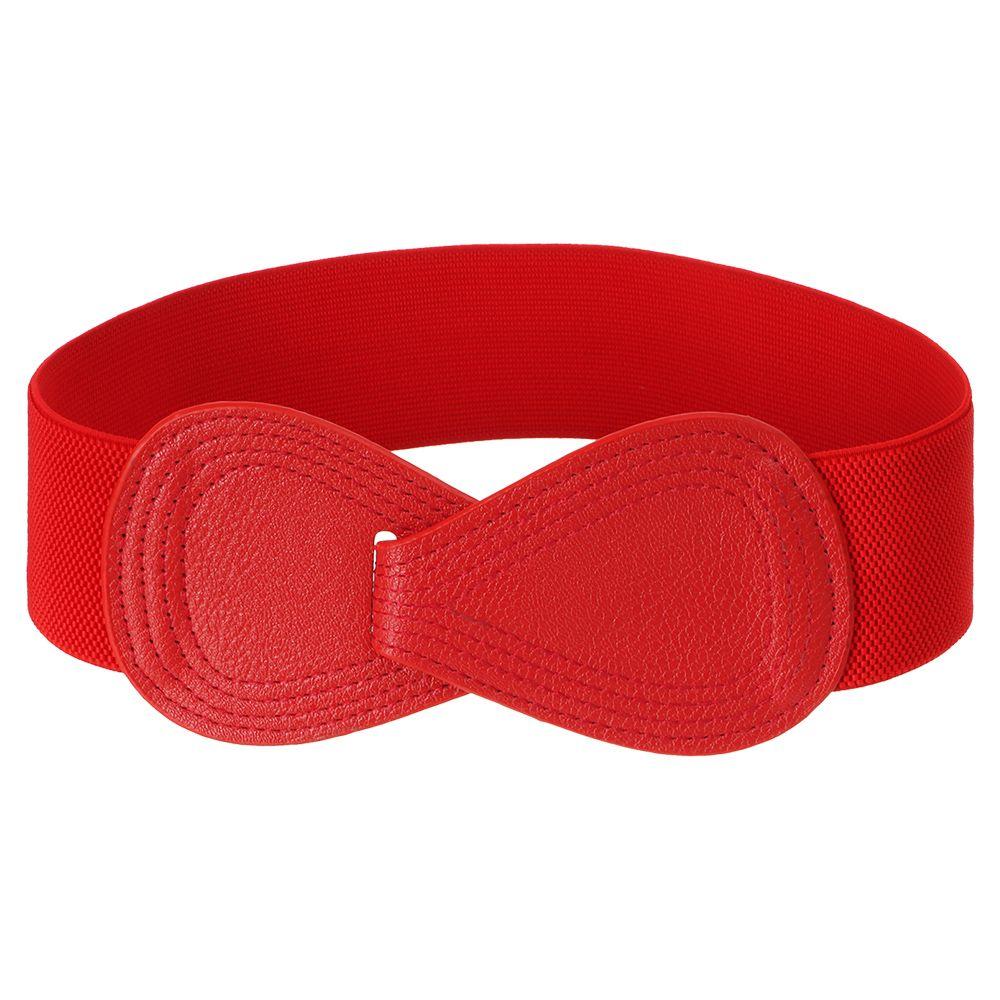 Shenjun Mode Vrouwen Brede Haak Prachtige Taille Riemen Tailleband Strik Tailleband Elastische Riemen