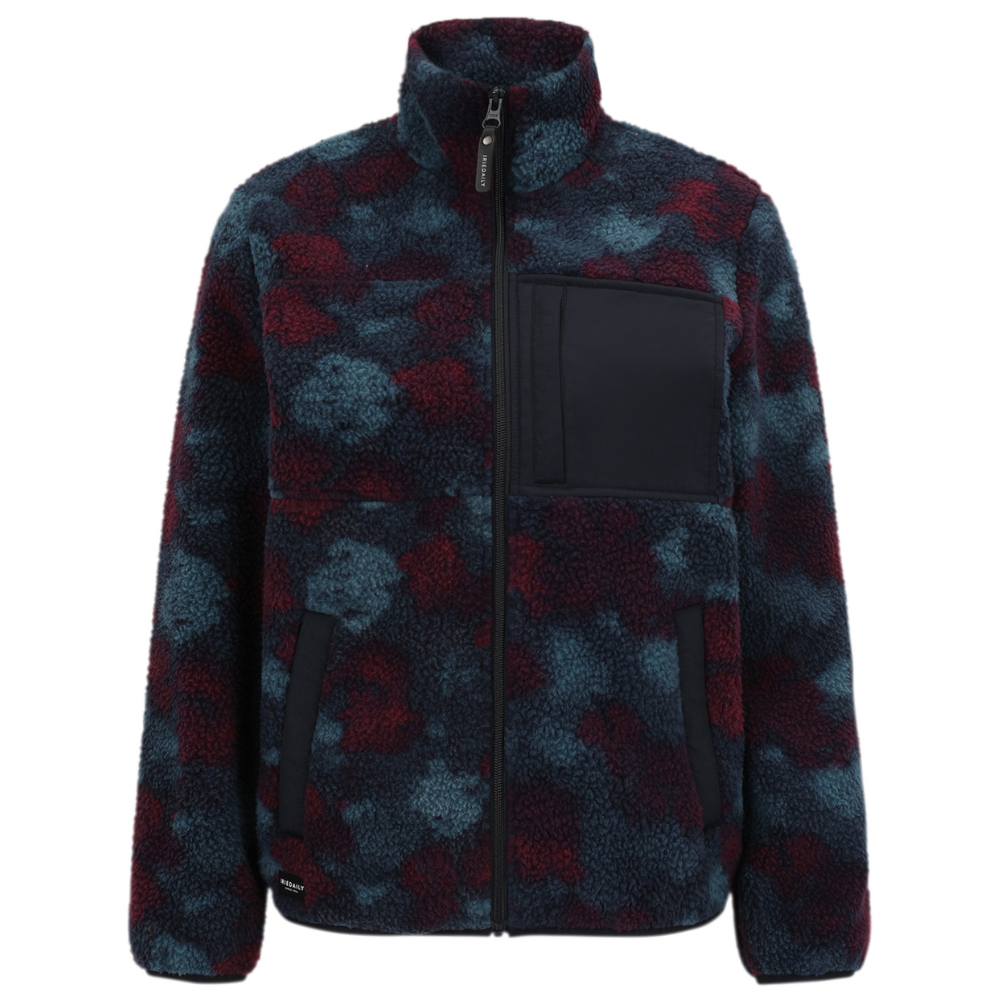 Iriedaily Arkta Teddy 2 Jacket Navy Red