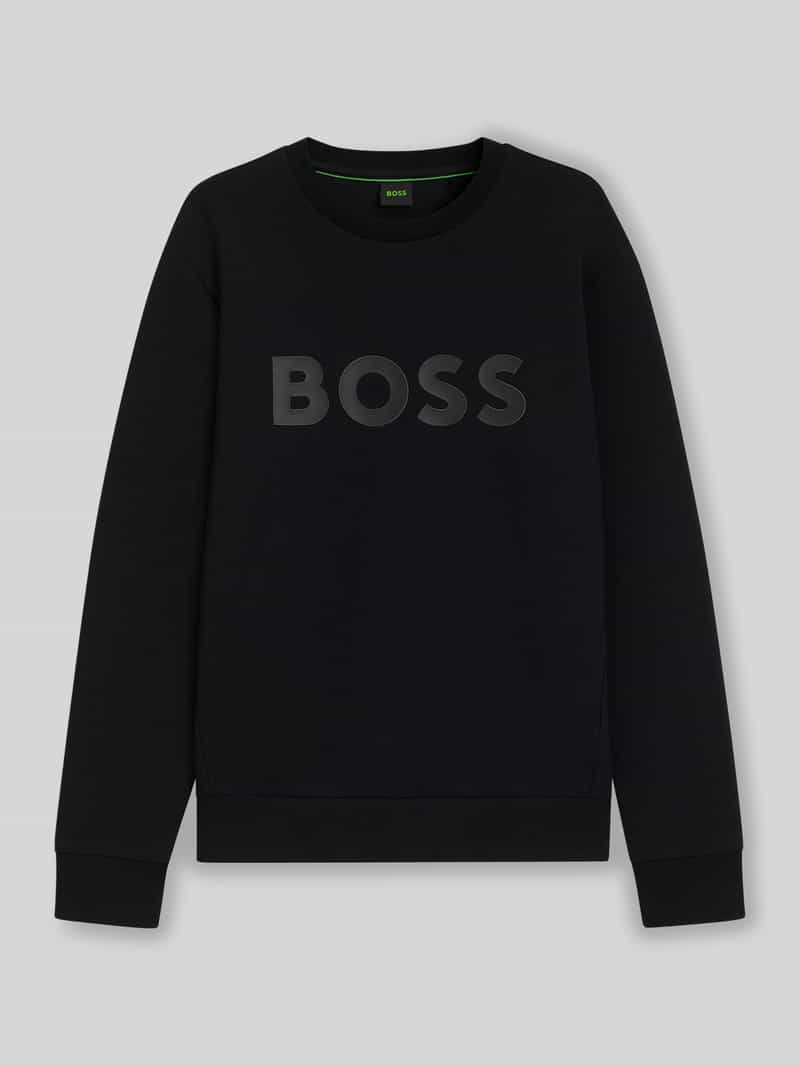 BOSS GREEN Sweatshirt Salbo met logoprint