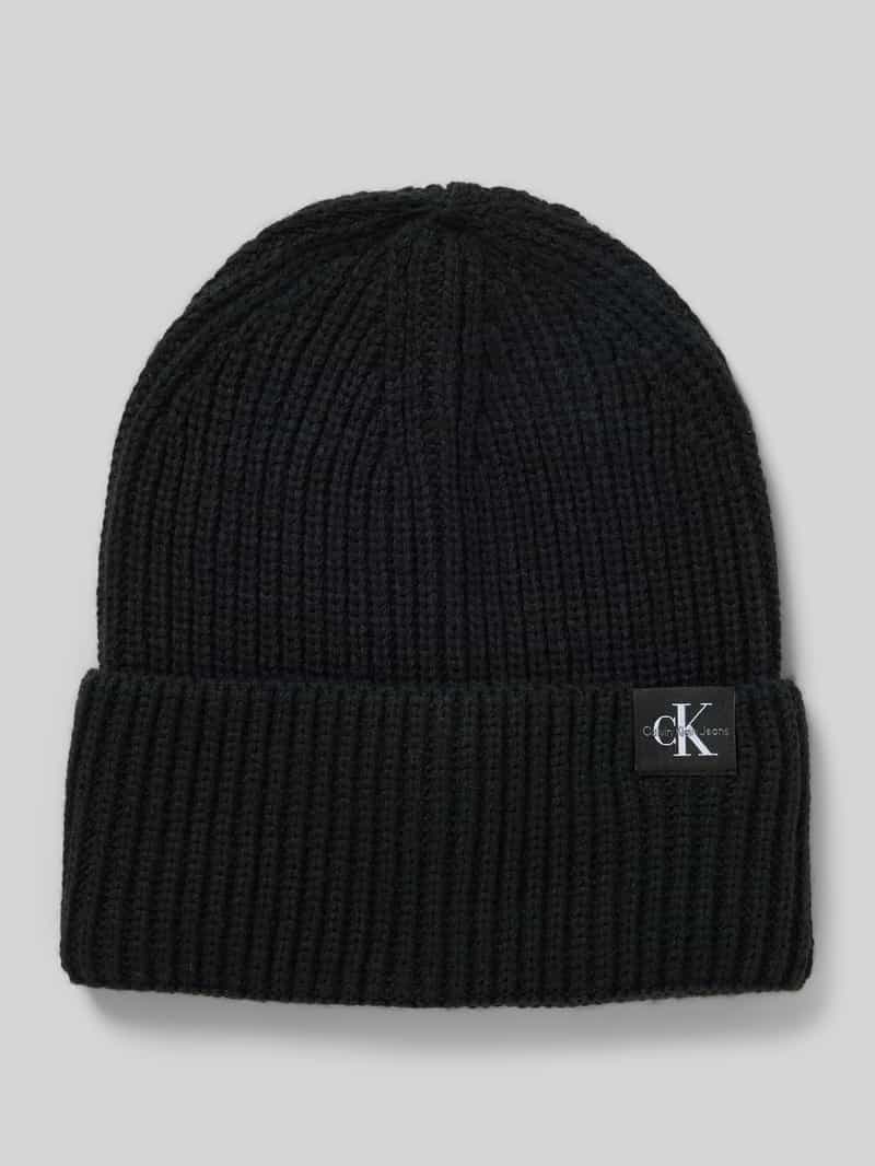 Calvin Klein Beanie met monogramlabel