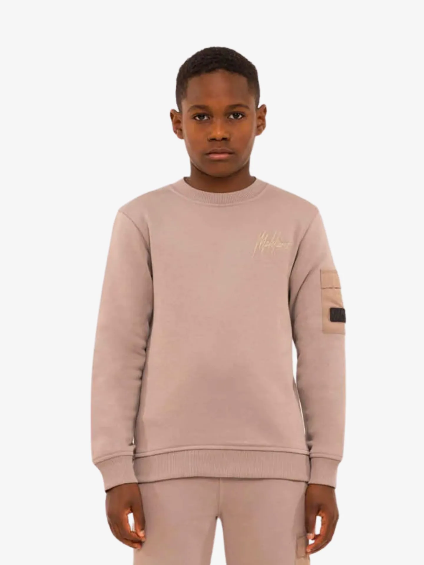 Malelions Jongens sweater nylon pocket