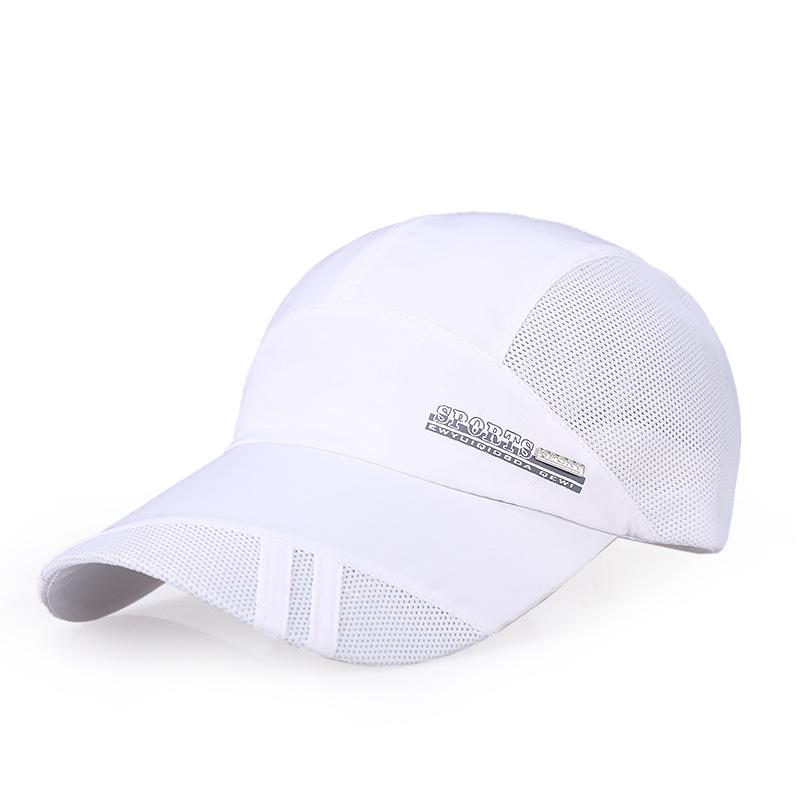 Cap Factory Mesh hoed damesmode snapback zonnebrandcrème hoeden heren katoenen gewatteerde baseballpet wit