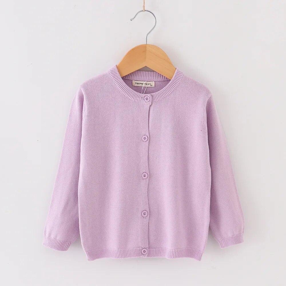 Dola Kinderen Gebreide Trui Lente Herfst Dunne Lange Mouw Baby Vest Jongens Meisjes Casual All-Match 2-10 Jaar zuigelingen Kind Bovenkleding 110cm