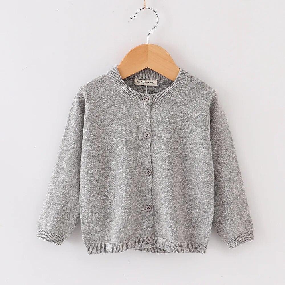 Dola Kinderen Gebreide Trui Lente Herfst Dunne Lange Mouw Baby Vest Jongens Meisjes Casual All-Match 2-10 Jaar zuigelingen Kind Bovenkleding 130cm