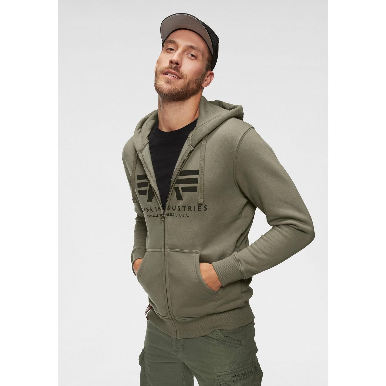Alpha Industries Capuchonsweatvest BASIC ZIP HOODY