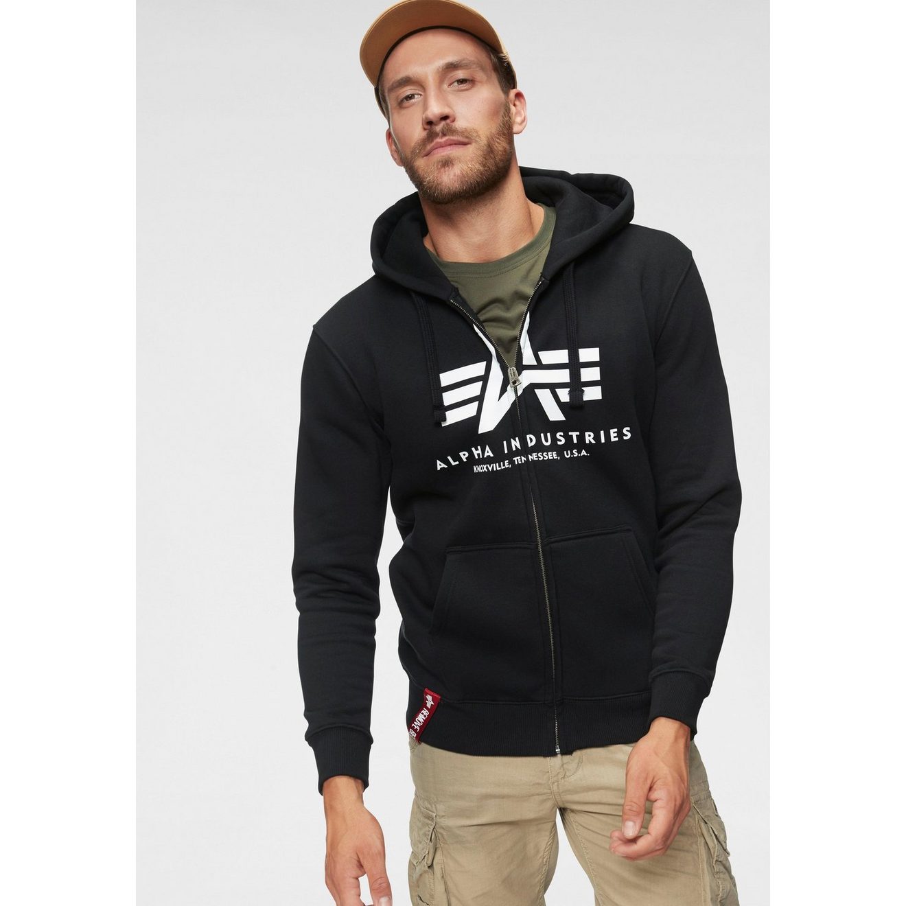Alpha Industries Capuchonsweatvest BASIC ZIP HOODY