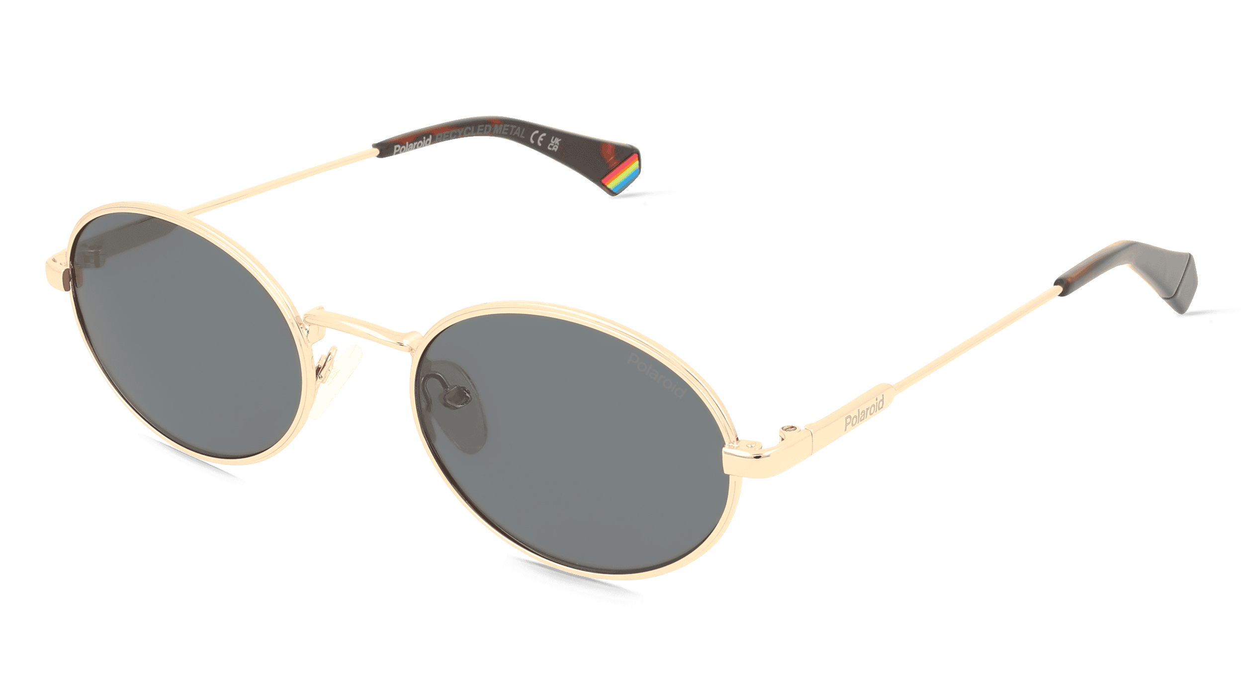 Polaroid 207365 Unisex Zonnebril, goud roze