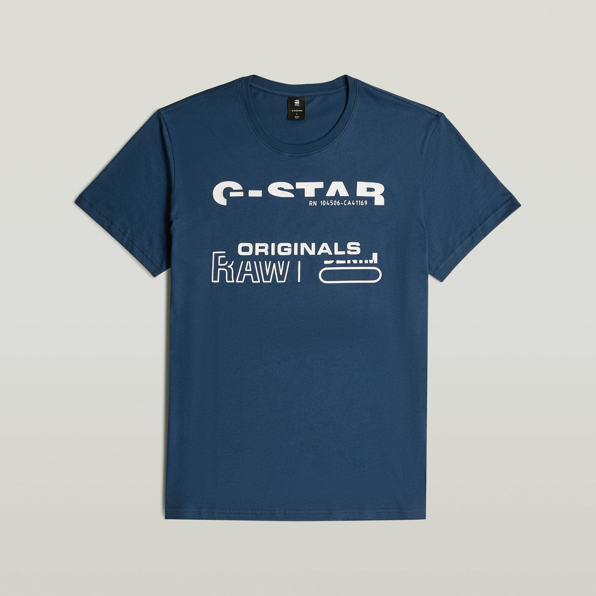 G-Star RAW Originals T-Shirt - Midden blauw - Heren