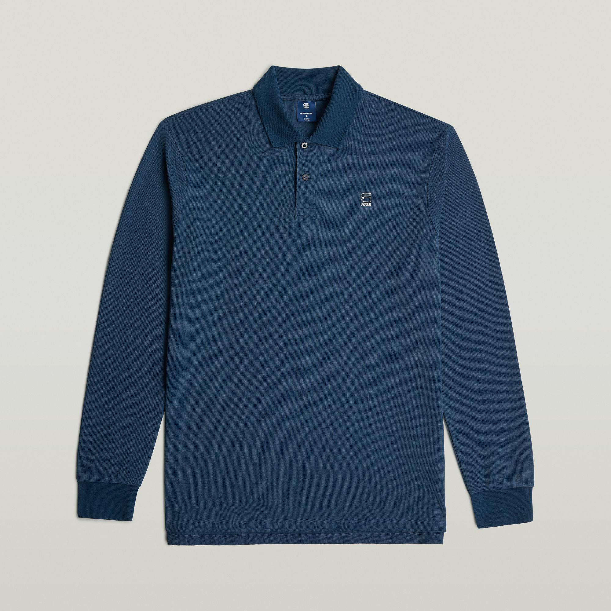 G-Star RAW Oluv Polo - Midden blauw - Heren