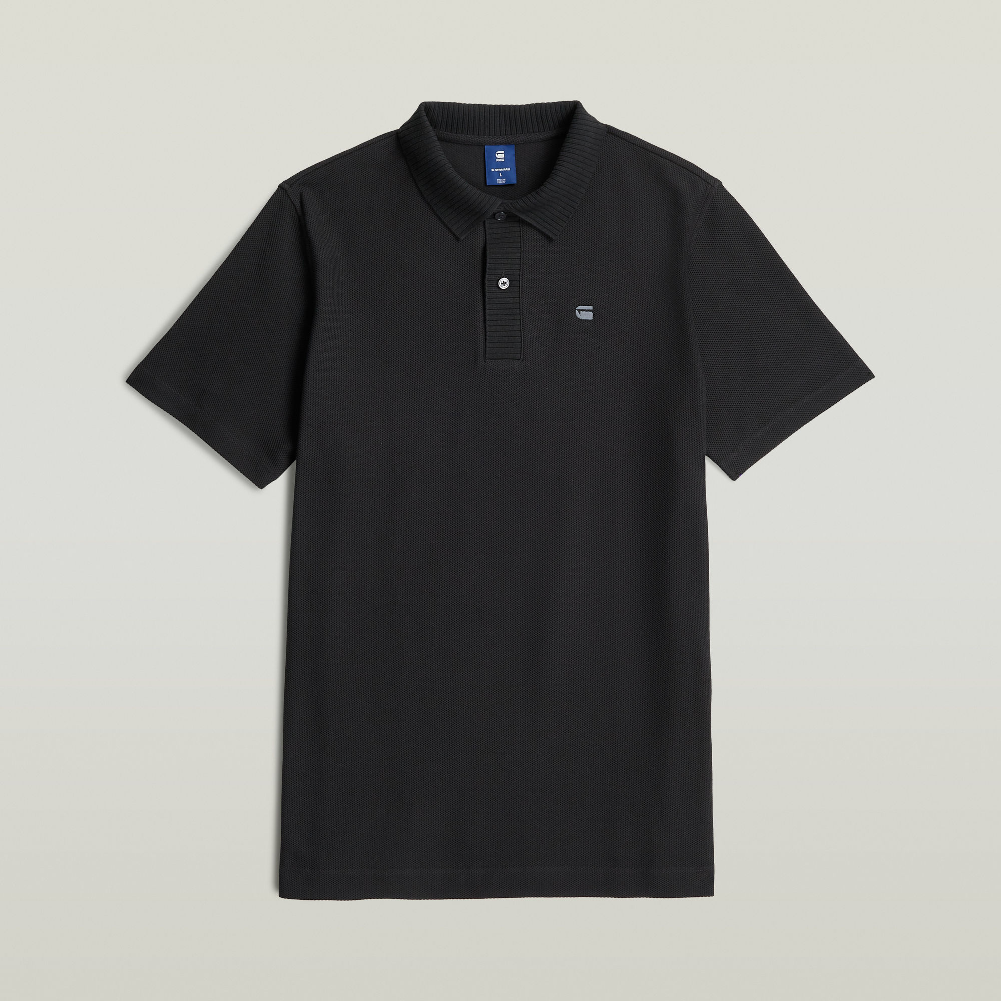G-Star RAW Structured Polo - Zwart - Heren