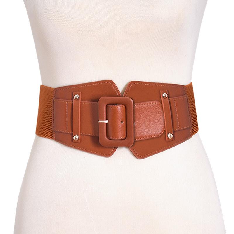 Shy grapes Dames tailleriemen Mode stretch elastische brede riem Jurk Versiering Tailleband One size