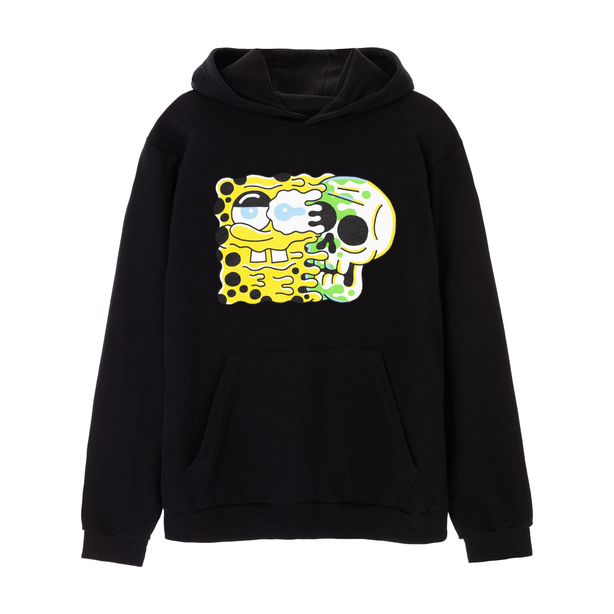 Pertemba FR - Apparel SpongeBob SquarePants heren hoodie met schedel S