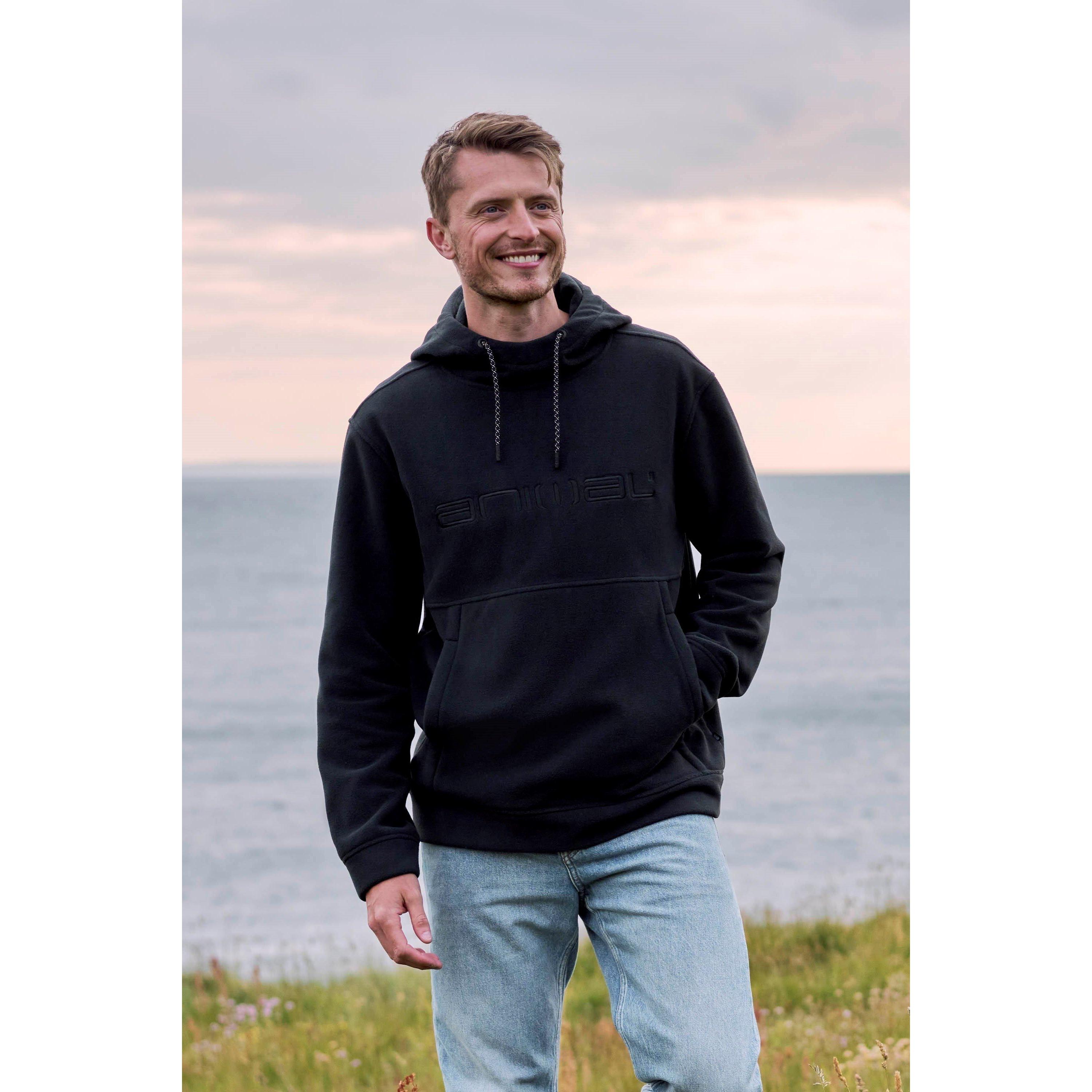 Animal Dierlijke Louis Fleece hoodie voor heren XS zwart