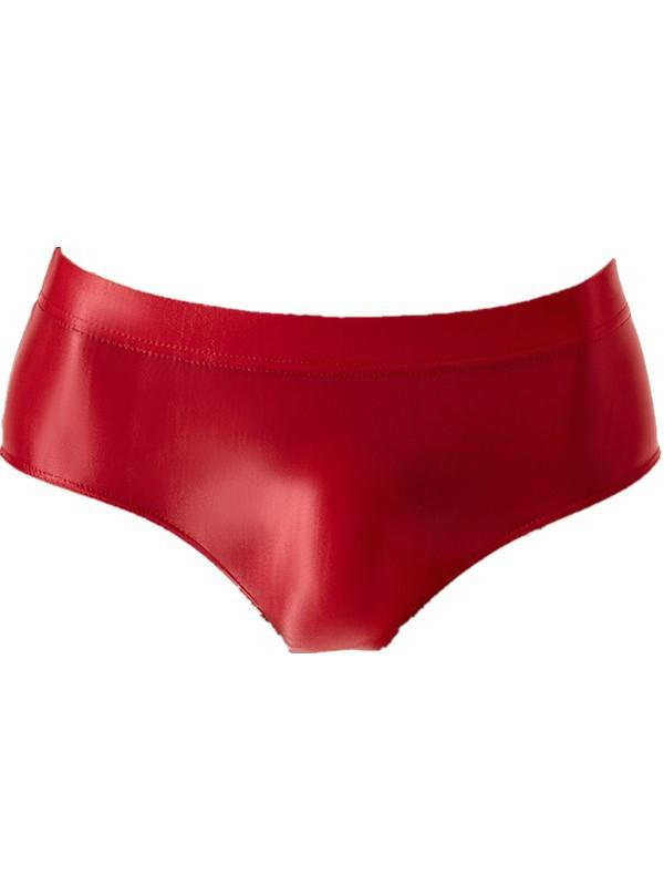 Linjinx Heren zwembroek lage taille bikini sport badpak XXL rood