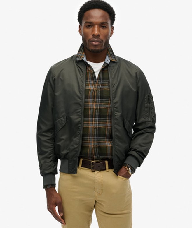 Superdry Merchant MA1 Bomberjack Dark Grey