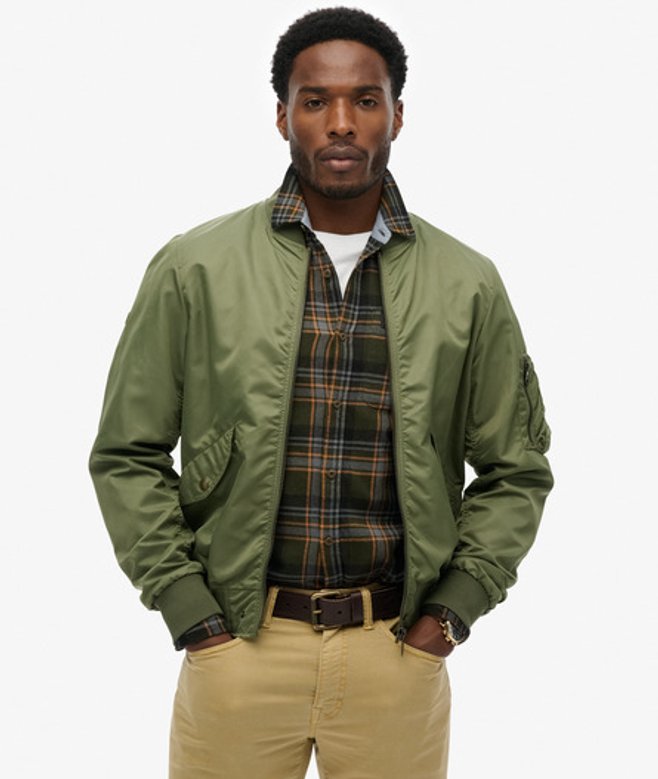 Superdry Merchant MA1 Bomberjack Green