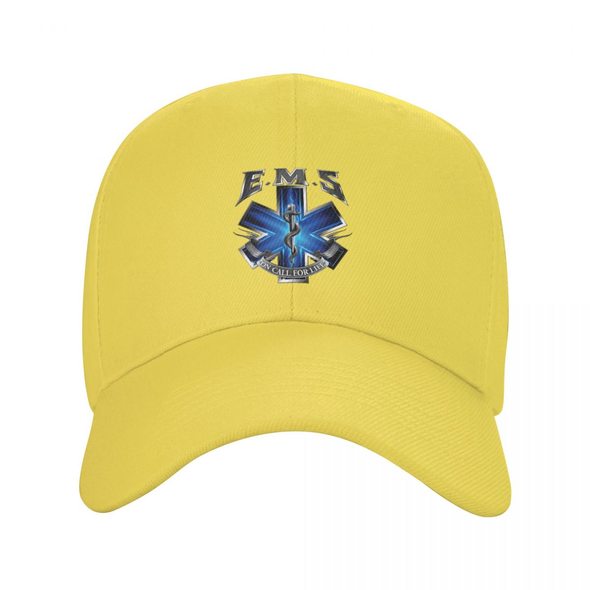 Beerloop Mode Ems Star Of Life Baseball Cap voor Vrouwen Unisex Ademende Emt Paramedic Medic Dad Hat Zonbescherming Adjustable Cap
