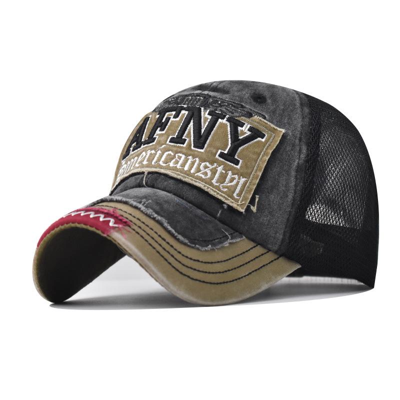 91610103MAC303Y57G Hoge Kwaliteit Merk New York Gewassen Katoenen Cap Voor Unisex Vrouwen Gorras Snapback Caps Baseball Caps Pet Vader Hoed Buiten cap Adjustable
