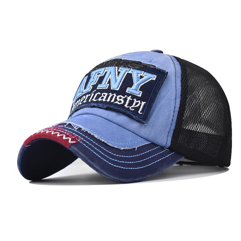 91610103MAC303Y57G Hoge Kwaliteit Merk New York Gewassen Katoenen Cap Voor Unisex Vrouwen Gorras Snapback Caps Baseball Caps Pet Vader Hoed Buiten cap Adjustable