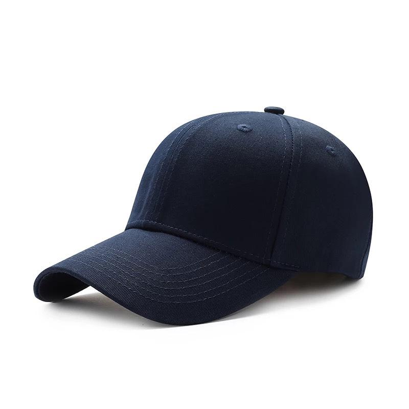 WTEMPO Unisex-hoed Effen gebogen zonneklephoed Buiten Stofdichte baseballpet Effen kleur Modieus Verstelbare vrijetijdspetten Heren Dames donkerblauwe kleur