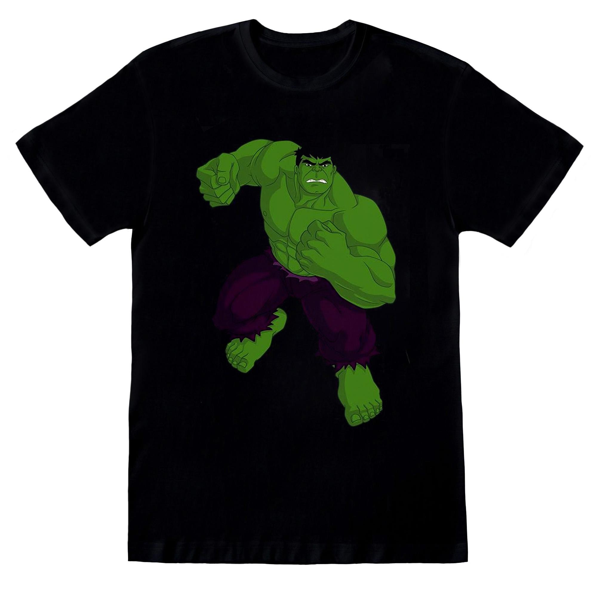 Marvel Boys Hulk Pose T-shirt 5-6 Years zwart