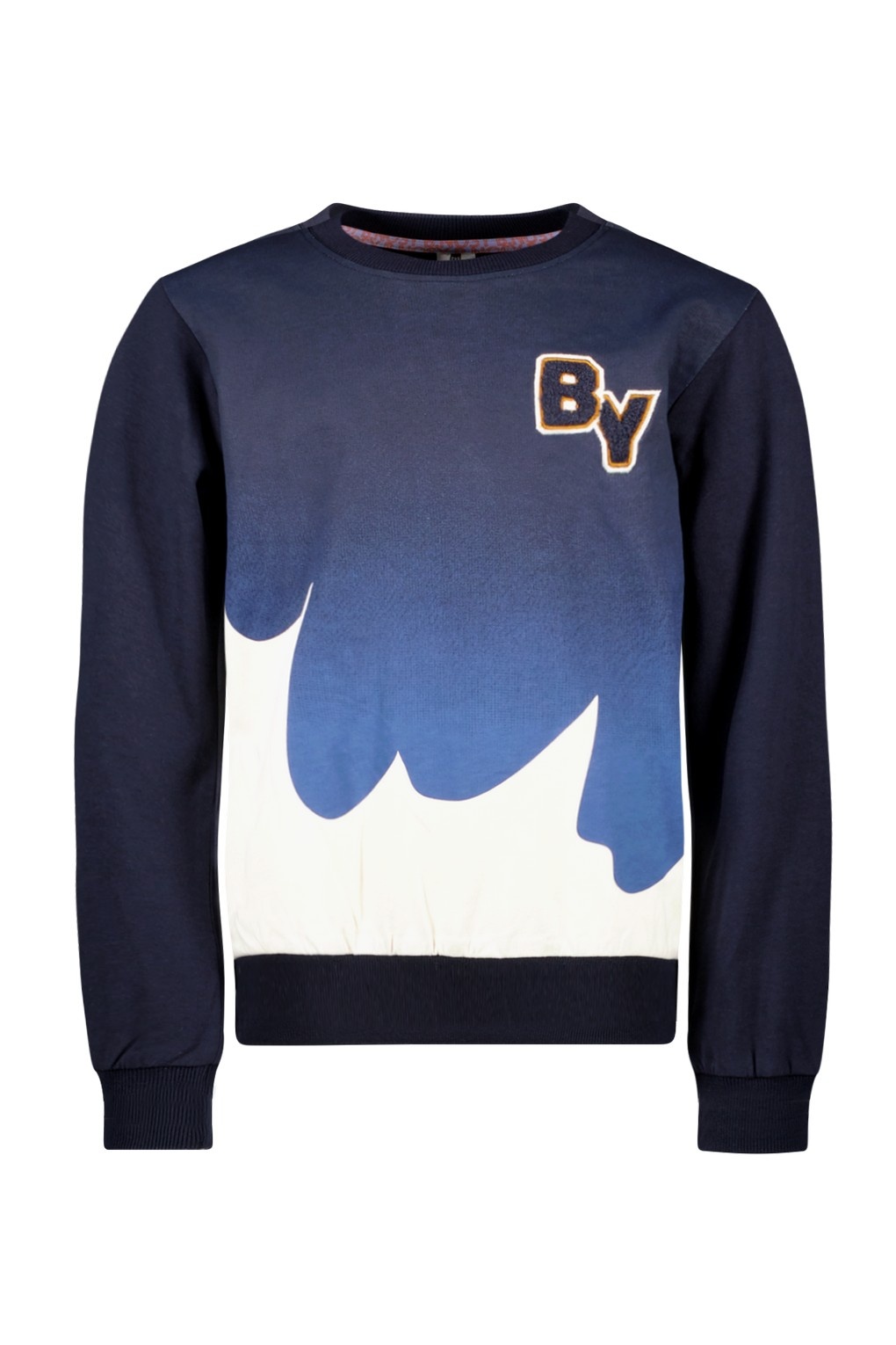 B.Nosy winter sweater jongens - navy blauw - Scott - print