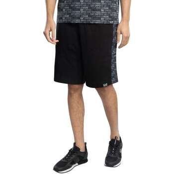 Emporio Armani EA7 Korte Broek  Patroon Sweat Shorts