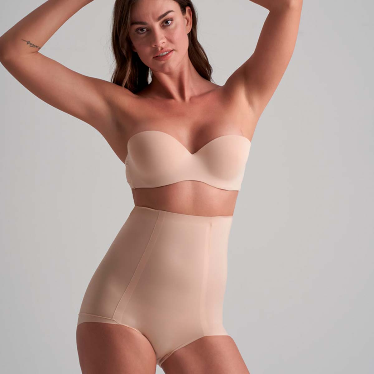 Bye Bra Smooth Essentials High Waist maxi slip, beige