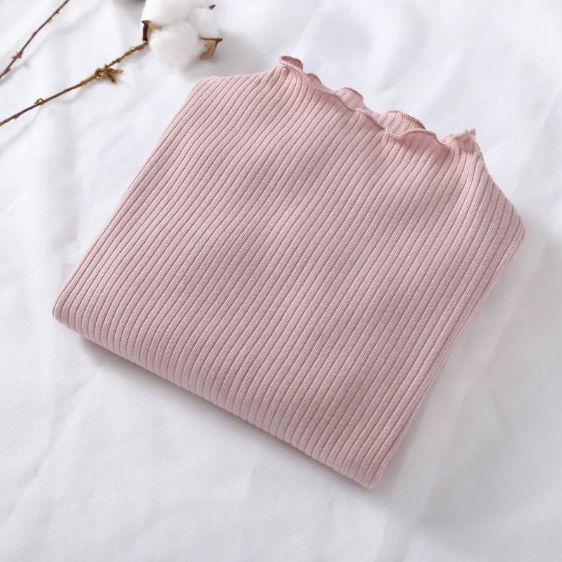 WTEMPO Kinderen meisje katoenen T-shirt met lange mouwen kinderen coltrui dieptepunt shirt tops kleding 100