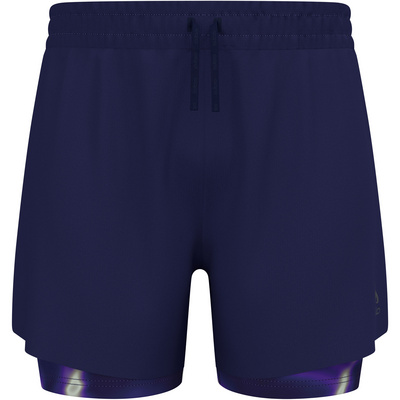 Odlo Heren Zeroweight 5 Inch Print 2-in-1 Korte broek