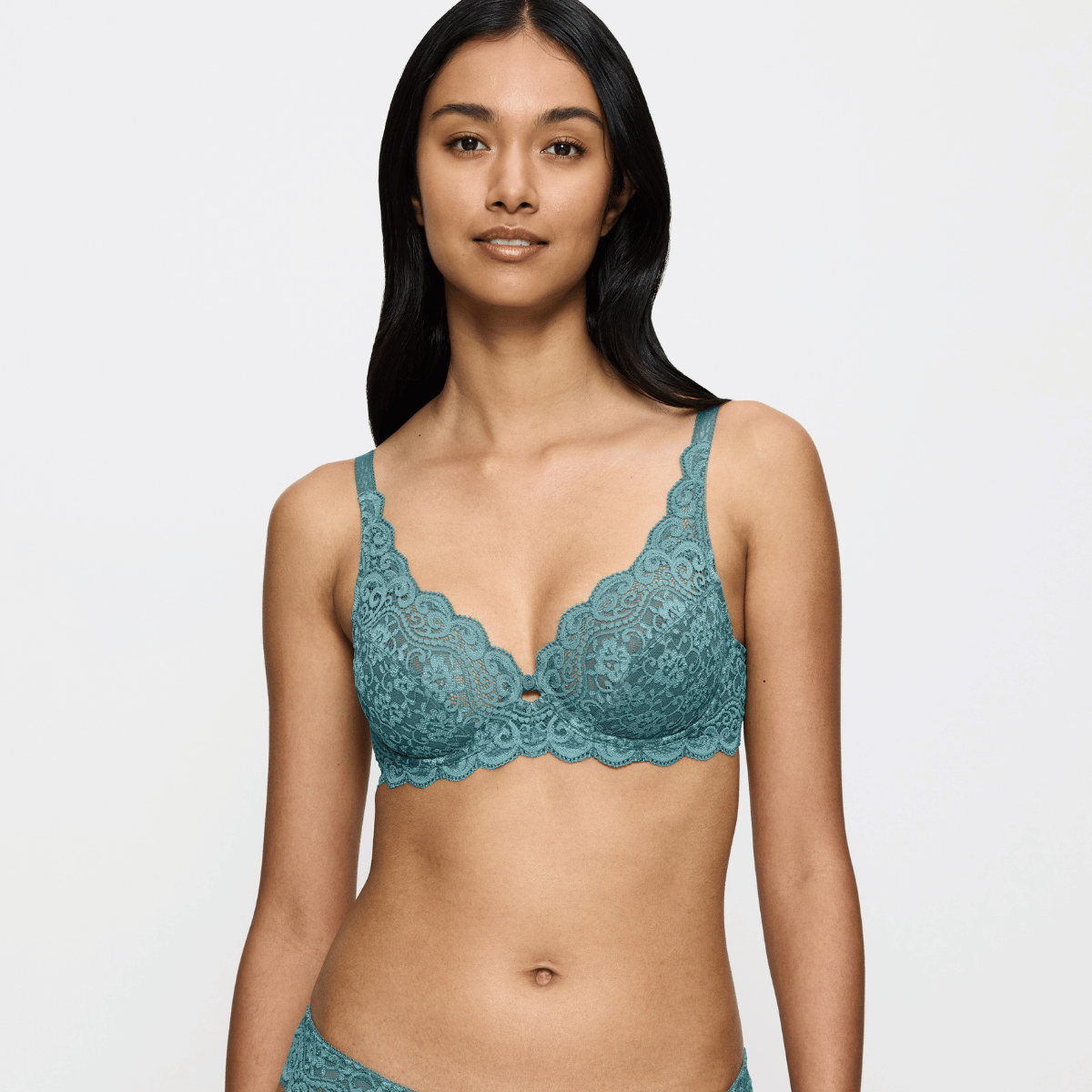 Triumph Amourette BH met beugel, turquoise