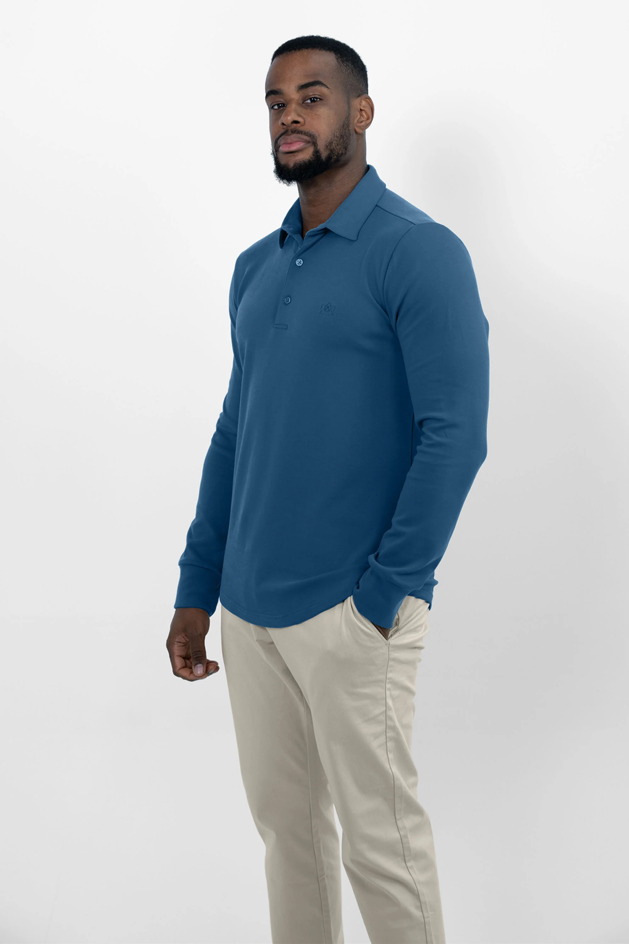Vercate Strijkvrij poloshirt royal blue
