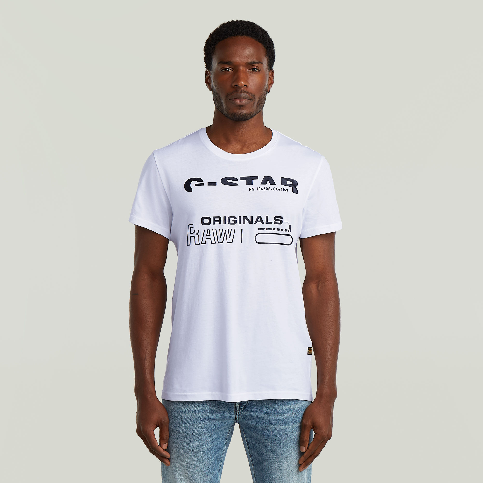 G-Star RAW Originals T-Shirt - Wit - Heren