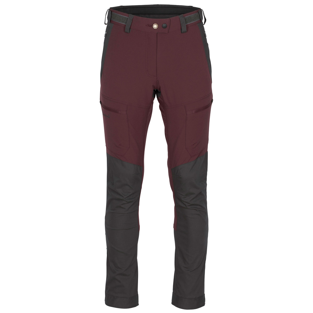 Pinewood Damesbroek Finnveden Hybrid Extreme Trousers W's, donkerrood
