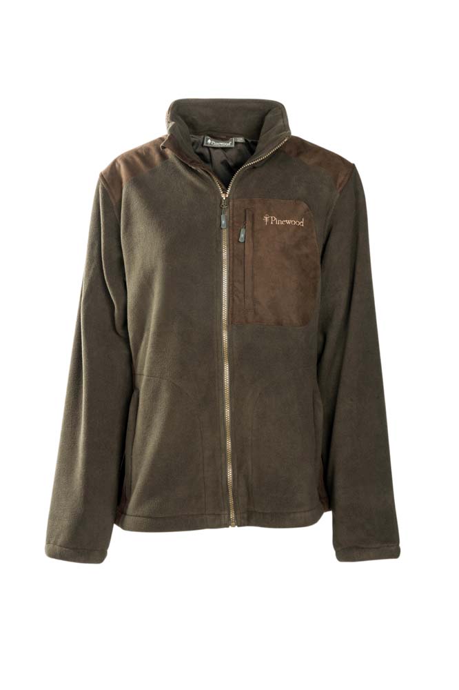 Pinewood Dames fleecejack Wildmark Membran, bruin