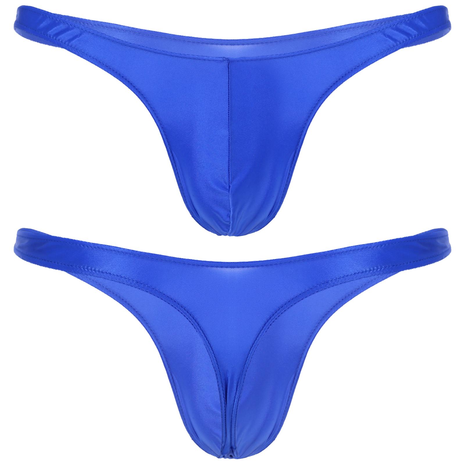 Sxiwei Badkleding Heren Zwempak Glanzend Uitstulping Pouch Strings Mini Bikini Ondergoed Lage Taille Slips Ondergoed Badkleding Badslips Onderbroeken XL