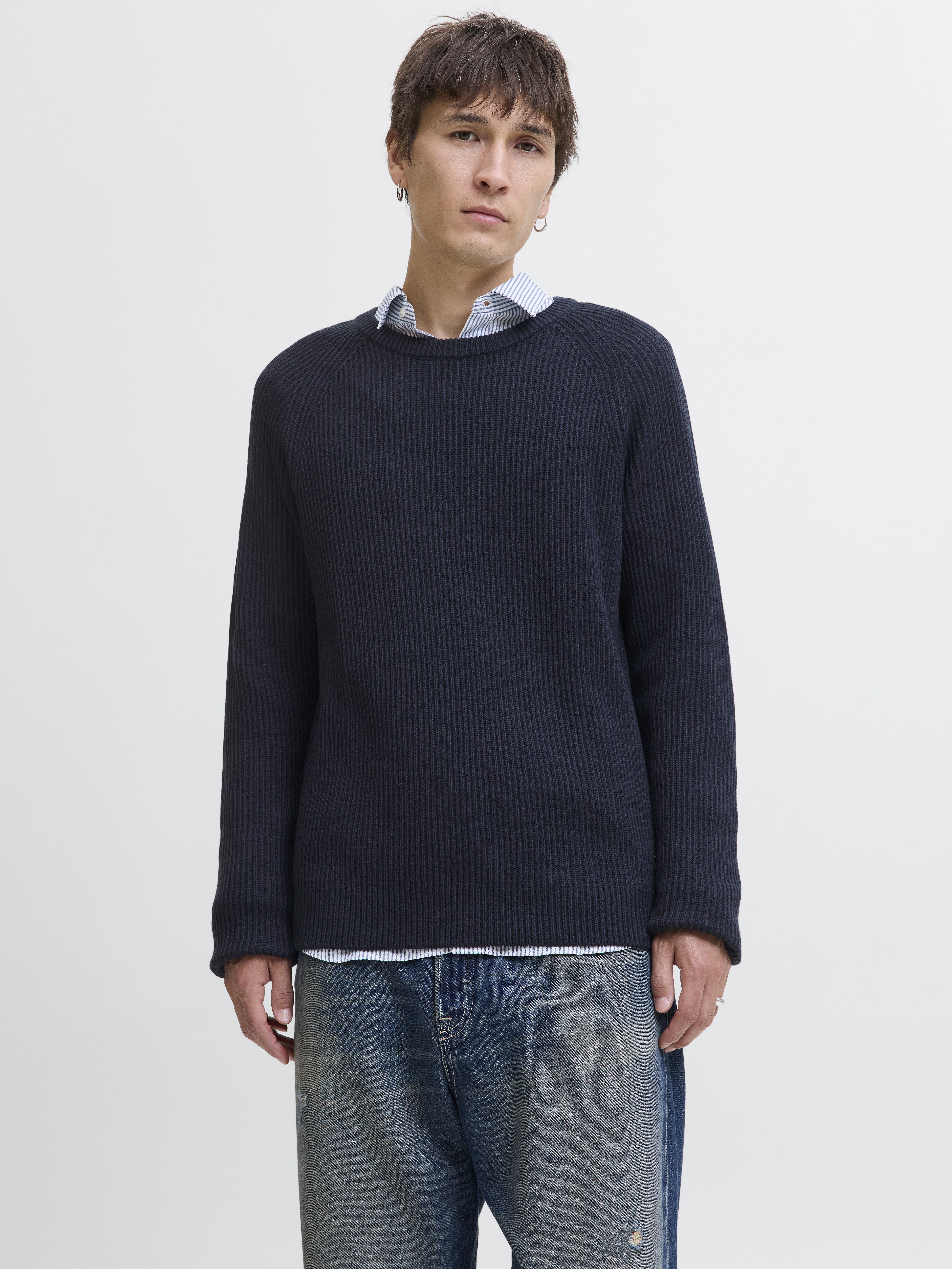 Jack & Jones Jjpannel knit crew neck aw25