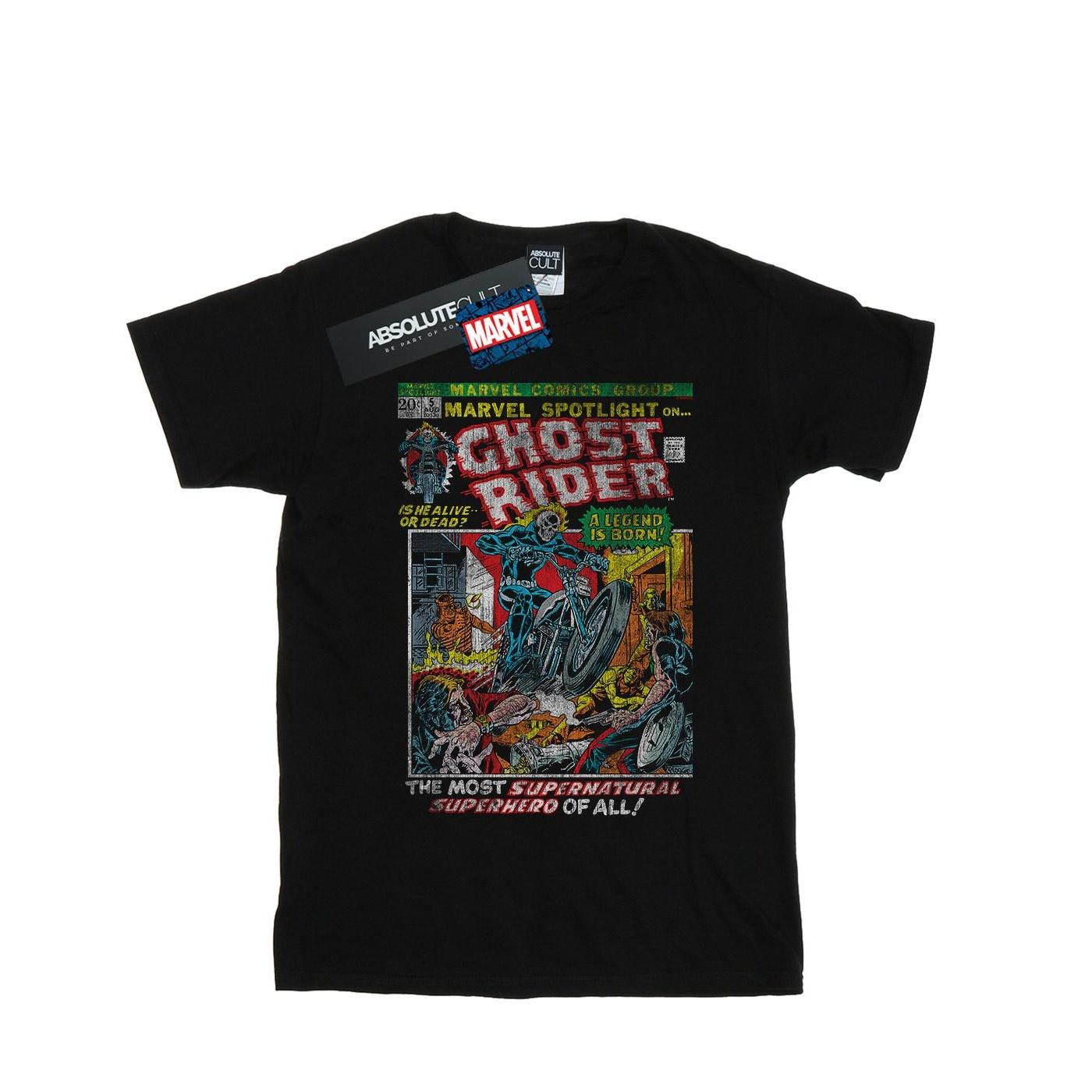 Marvel Ghost Rider Distressed Spotlight T-shirt voor jongens 7-8 Years