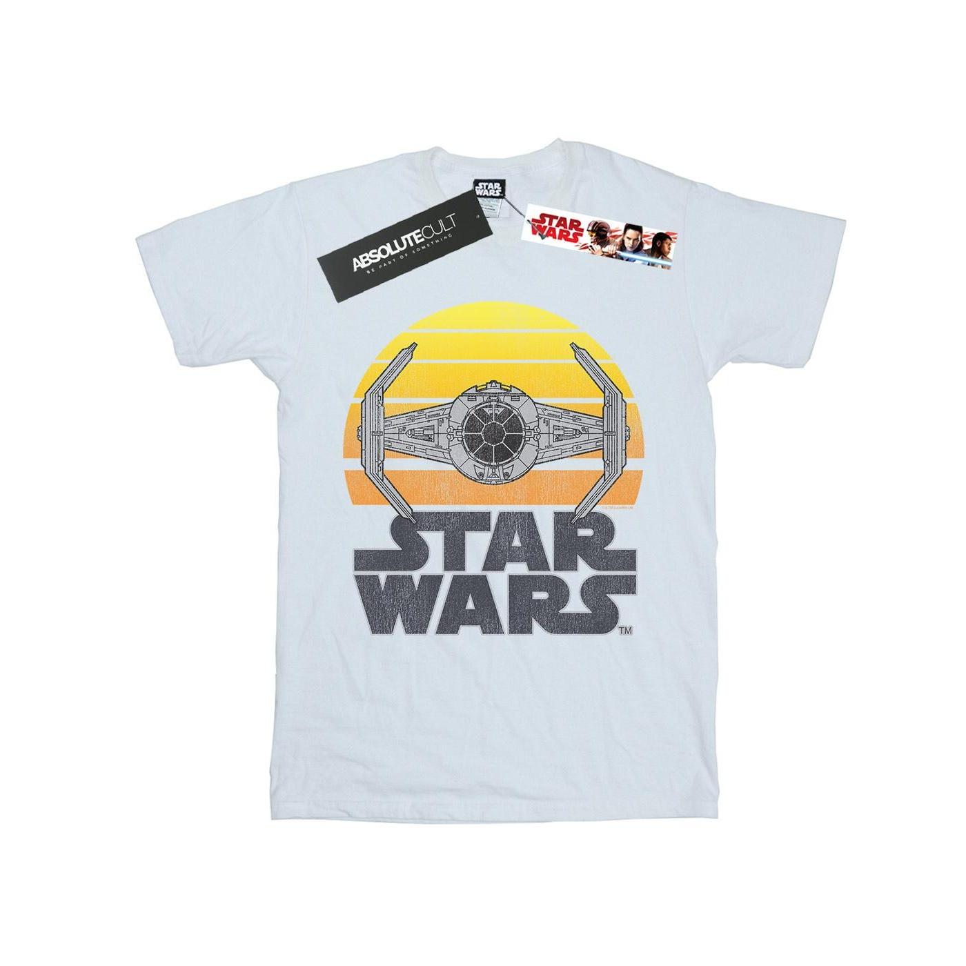 Star Wars jongens zonsondergang TIE Fighter T-shirt 5-6 Years