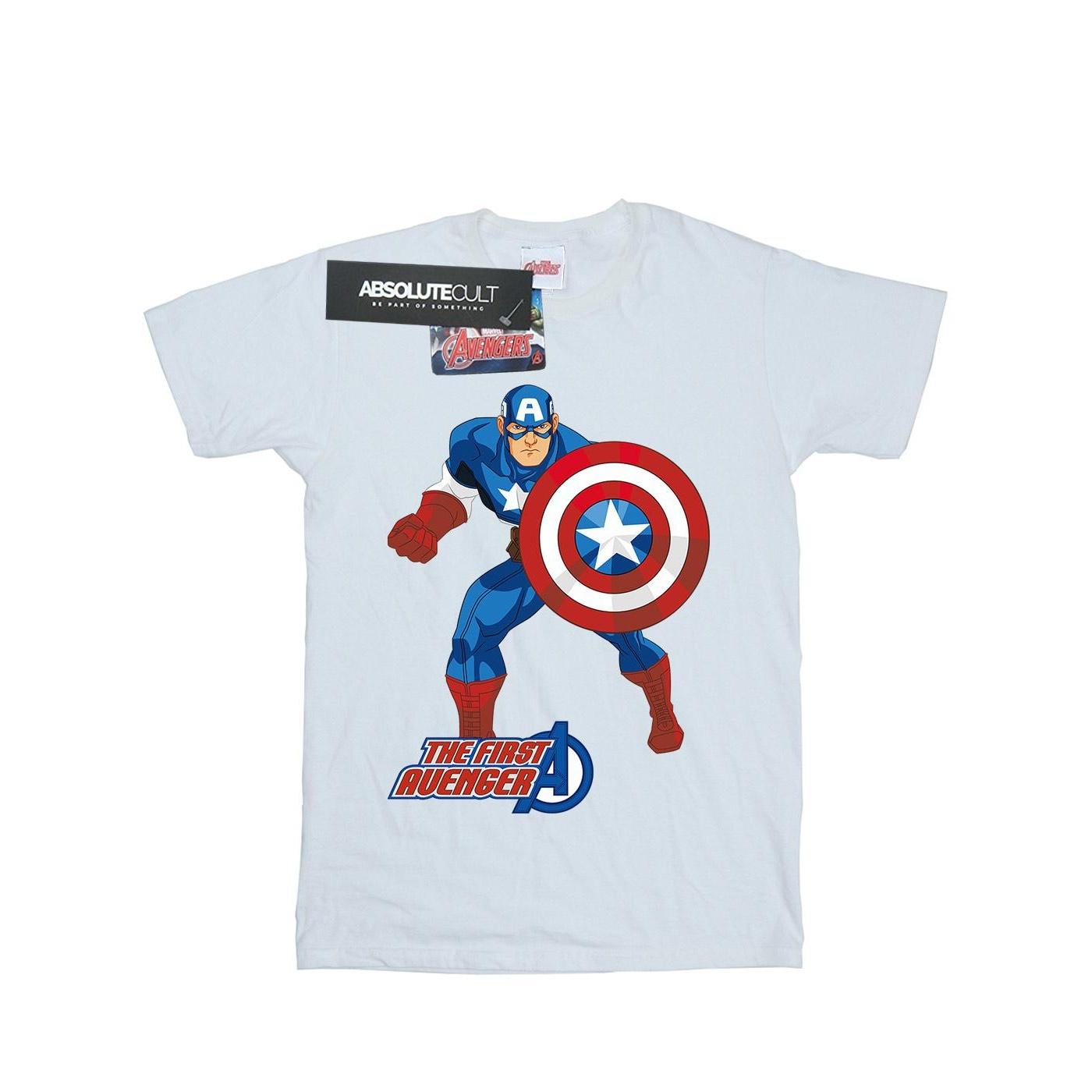 Captain America Boys het eerste Avenger T-shirt 12-13
