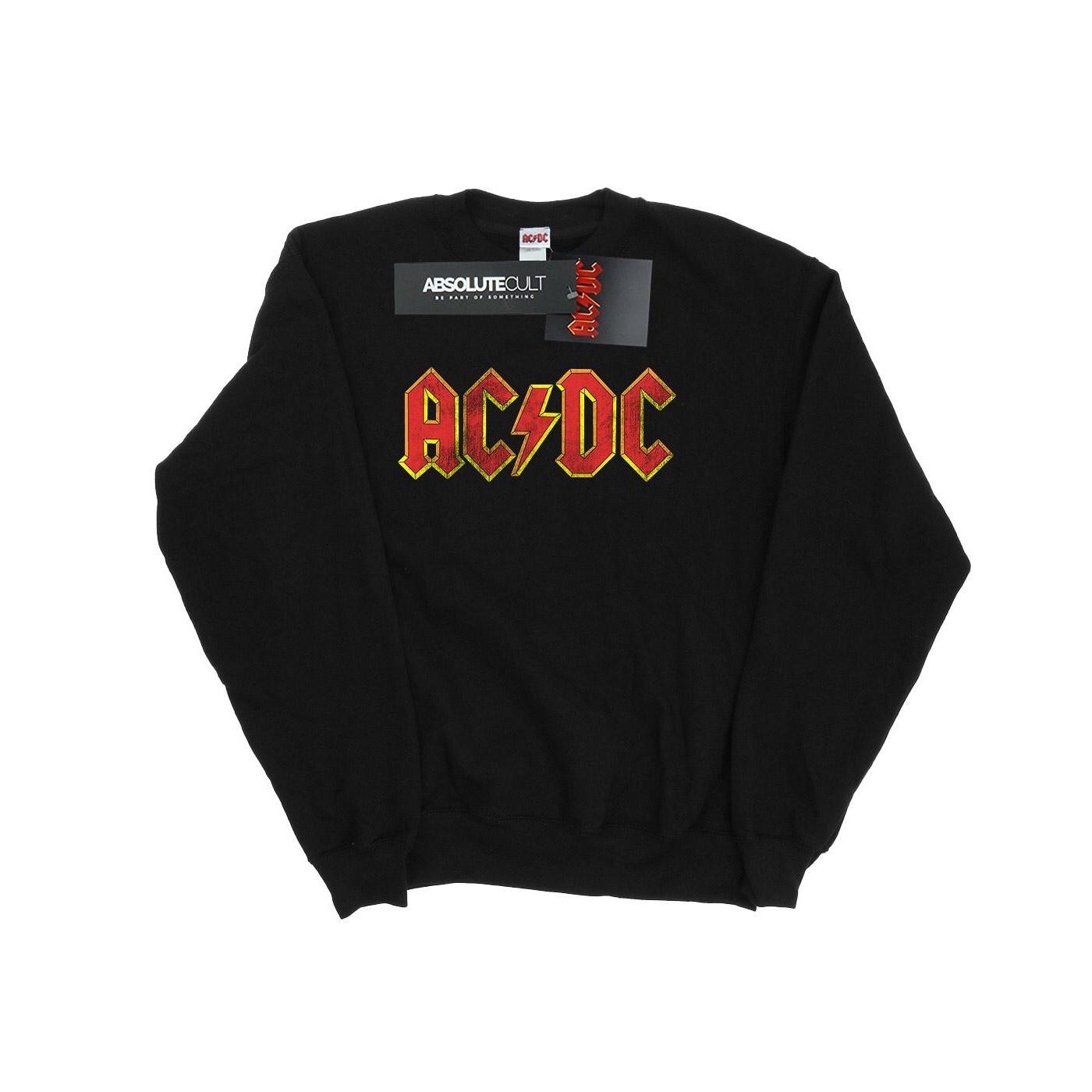 AC/DC Sweatshirt met rood logo voor meisjes 9-11 Years