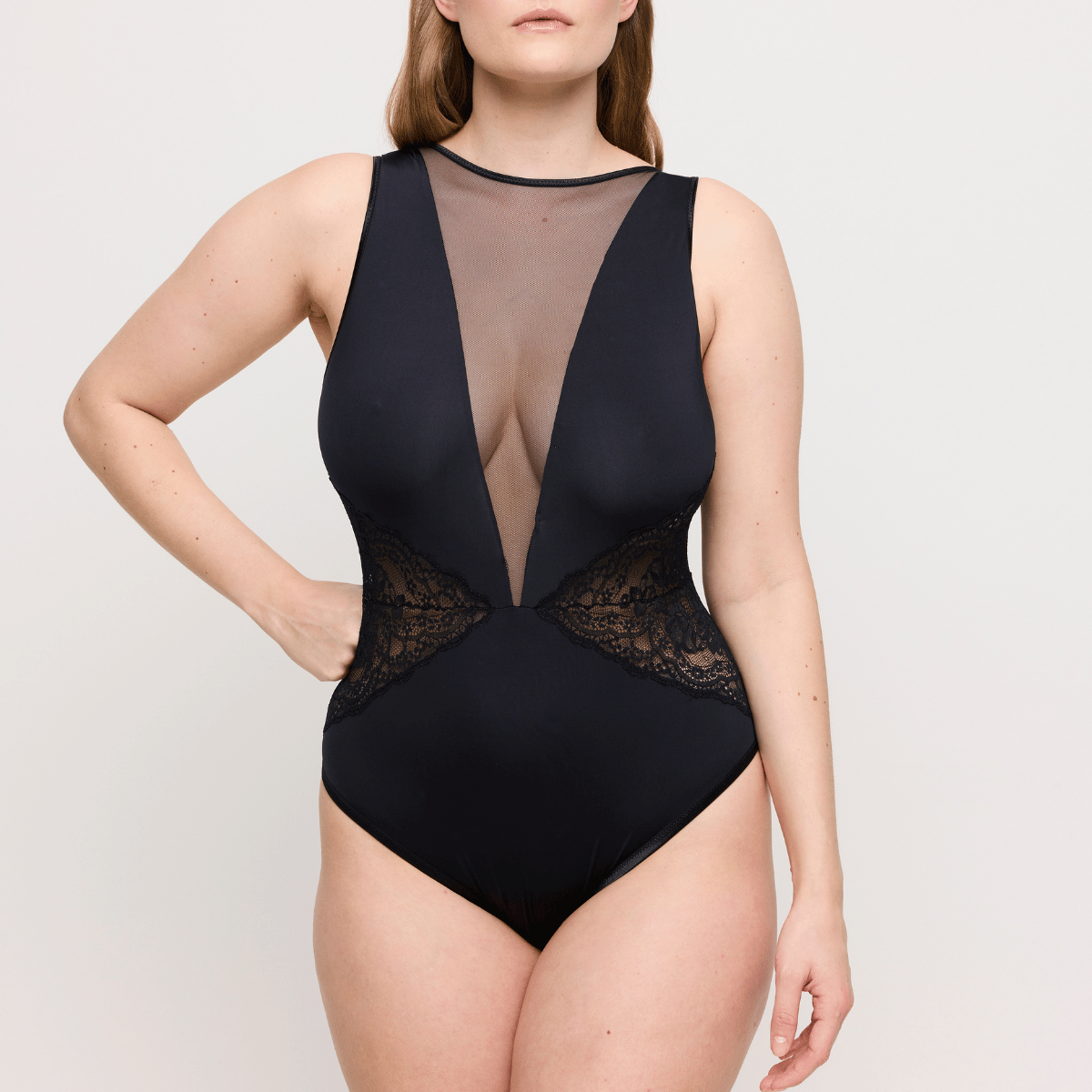 PrimaDonna Shimla bodystocking, zwart