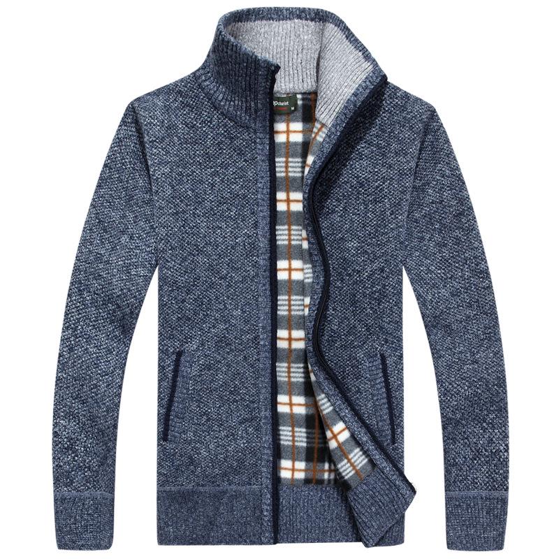 Cozyoutfit Heren trui met rits, casual trui groot XL