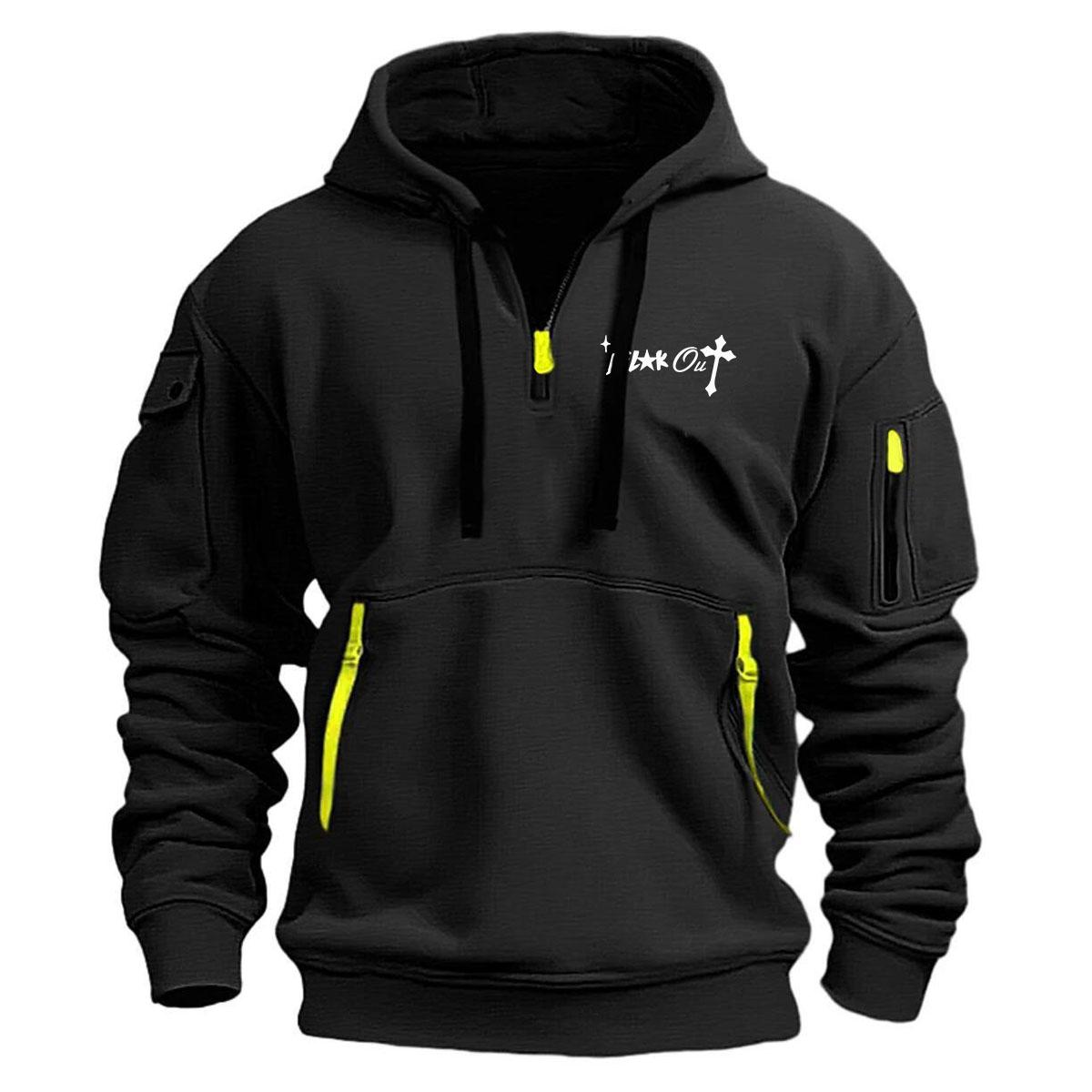 FEGKZLI Fashion Nieuwe herenhoodie Kwartrits Hoodies Zak Sport & Outdoor Streetwear Cool Casual Lente Herfst Kleding Hoodies Sweatshirts XXXL